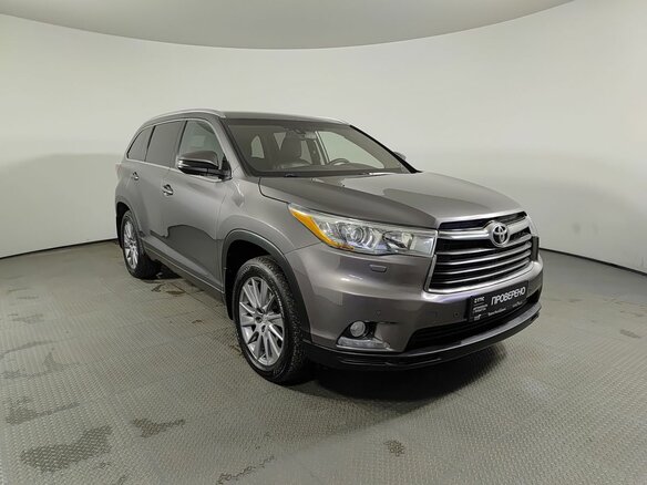 2014 Toyota Highlander III (XU50), коричневый, 2312000 рублей - вид 2