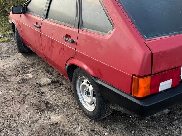 1995 Lada (ВАЗ) 2109, красный, 90000 рублей - вид 5
