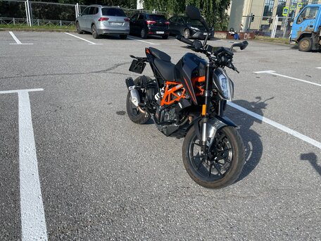 2022 KTM 390 Duke, чёрный, 500000 рублей, вид 1