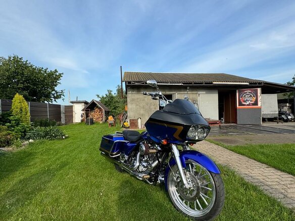2007 Harley-Davidson CVO Road Glide, синий, 1000000 рублей - вид 7