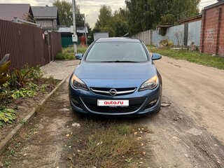 2012 Opel Astra J Рестайлинг, синий, 750000 рублей, вид 1