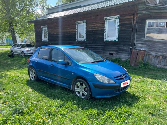 2004 Peugeot 307 I, синий, 250000 рублей - вид 3