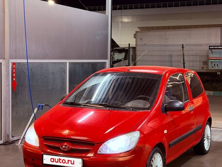2007 Hyundai Getz I Рестайлинг, красный, 240000 рублей, вид 1
