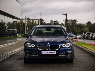 2016 BMW 5 серии 525d xDrive VI (F10/F11/F07) Рестайлинг, синий, 2577000 рублей, вид 4