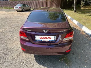 2014 Hyundai Solaris I, пурпурный, 850000 рублей, вид 3