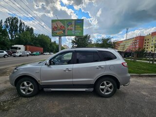 2008 Hyundai Santa Fe II, серебристый, 1150000 рублей, вид 4