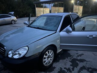 2006 Hyundai Sonata ТагАЗ IV (EF) Рестайлинг, серебристый, 350000 рублей, вид 3