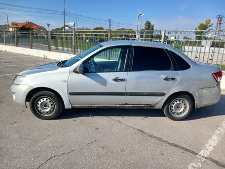 2012 Lada (ВАЗ) Granta I, серебристый, 295000 рублей, вид 4