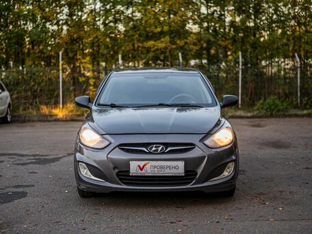 2012 Hyundai Solaris I, серый, 544000 рублей, вид 3