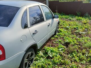 2008 Lada (ВАЗ) Kalina I, серебристый, 150000 рублей, вид 4