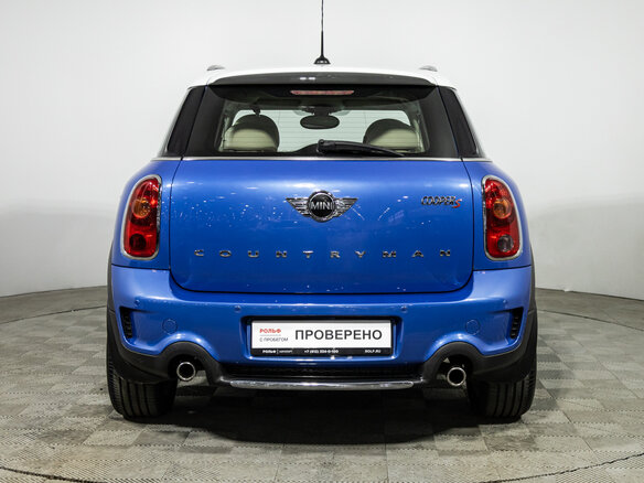 2013 Mini Countryman Cooper S I, голубой, 899900 рублей - вид 5