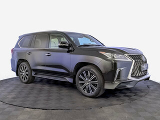 2018 Lexus LX 570 III Рестайлинг 2, чёрный, 9150000 рублей, вид 3