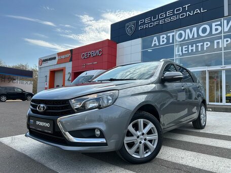 2020 Lada (ВАЗ) Vesta SW I, серый, 1070000 рублей, вид 3