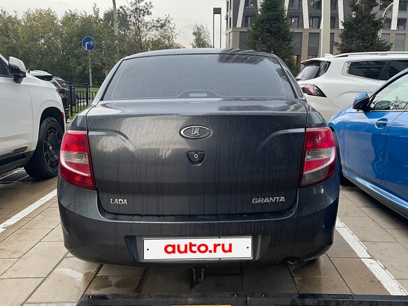 2014 Lada (ВАЗ) Granta I, серебристый, 415000 рублей - вид 1