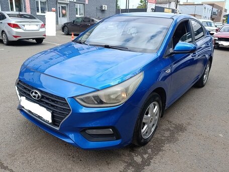 2017 Hyundai Solaris II, синий, 820000 рублей, вид 1