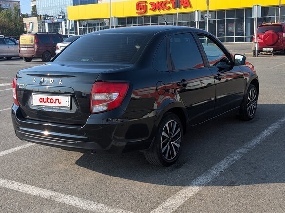 2019 Lada (ВАЗ) Granta I Рестайлинг, чёрный, 680000 рублей - вид 6