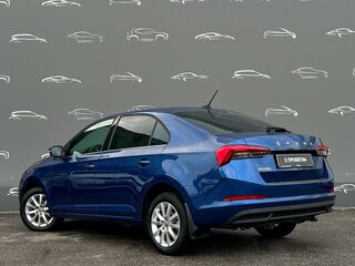 2021 Skoda Rapid II, синий, 1859600 рублей, вид 4
