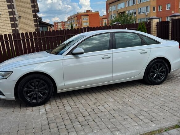 2014 Audi A6 IV (C7), белый, 1450000 рублей