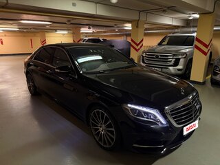 2013 Mercedes-Benz S-Класс 500 Long VI (W222, C217), чёрный, 9500000 рублей, вид 1