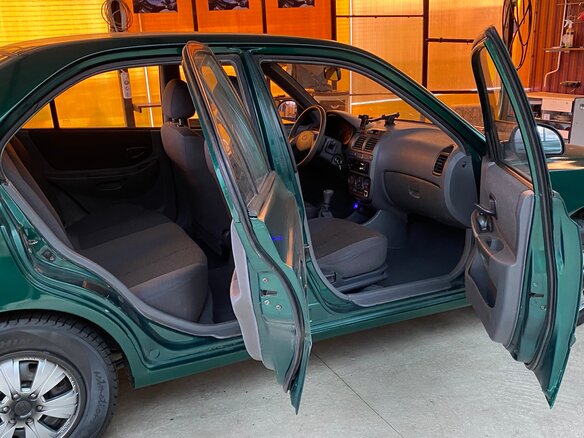 2003 Hyundai Accent II, зелёный, 300000 рублей - вид 17