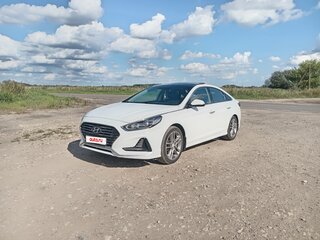 2018 Hyundai Sonata VII (LF) Рестайлинг, белый, 2100000 рублей, вид 1