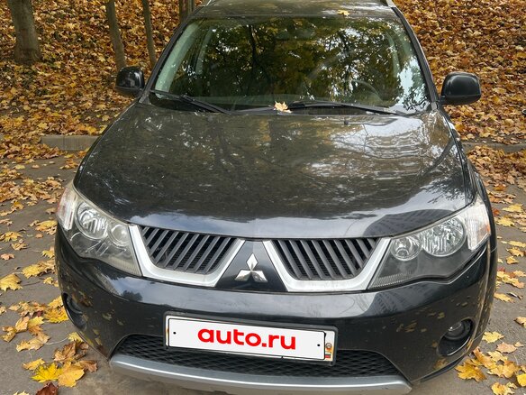 2007 Mitsubishi Outlander II, чёрный, 960000 рублей
