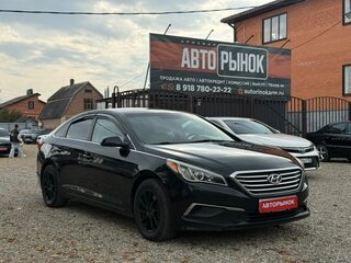 2016 Hyundai Sonata VII (LF), чёрный, 1250000 рублей, вид 1
