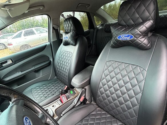 2008 Ford Focus II Рестайлинг, чёрный, 480000 рублей - вид 12