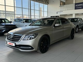 2019 Mercedes-Benz S-Класс 450 Long VI (W222, C217) Рестайлинг, золотистый, 4780000 рублей, вид 1