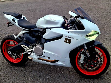 2015 Ducati 899 Panigale, белый, 1050000 рублей, вид 5
