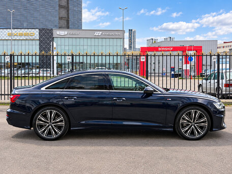 2020 Audi A6 40 TDI V (C8), синий, 3700000 рублей, вид 5
