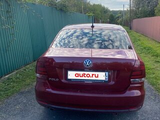 2018 Volkswagen Polo V Рестайлинг, пурпурный, 1280000 рублей, вид 4
