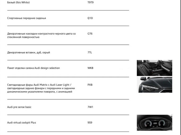 2021 Audi A5 Sportback 40 TFSI II (F5) Рестайлинг, белый, 4400000 рублей - вид 9