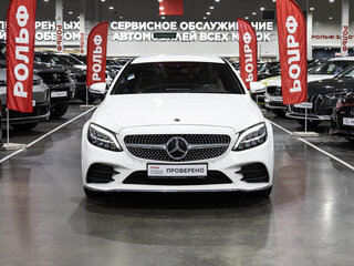 2019 Mercedes-Benz C-Класс 180 IV (W205) Рестайлинг, белый, 3049700 рублей, вид 3