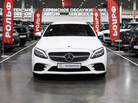 2019 Mercedes-Benz C-Класс 180 IV (W205) Рестайлинг, белый, 3049700 рублей, вид 3