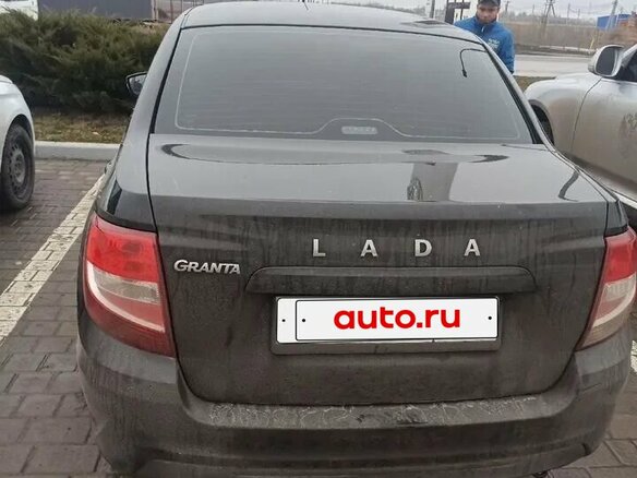 2022 Lada (ВАЗ) Granta I Рестайлинг, чёрный, 750000 рублей - вид 4