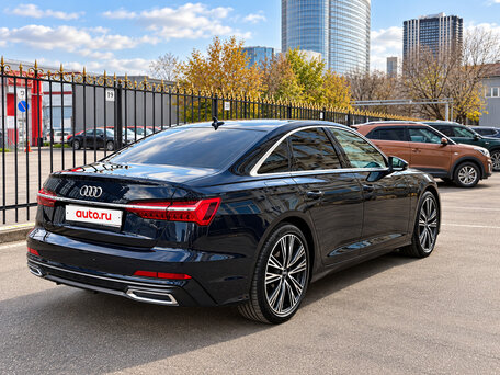 2020 Audi A6 40 TDI V (C8), синий, 3700000 рублей, вид 4