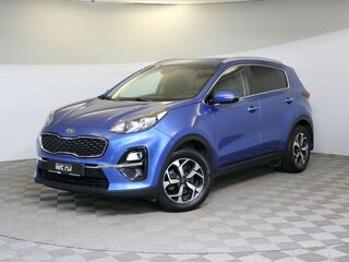 2018 Kia Sportage IV Рестайлинг, синий, 1875000 рублей, вид 1