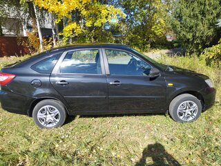 2014 Lada (ВАЗ) Granta I, чёрный, 430000 рублей, вид 4