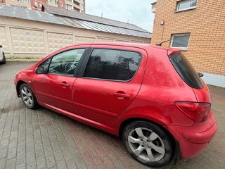 2006 Peugeot 307 I Рестайлинг, красный, 320000 рублей, вид 5