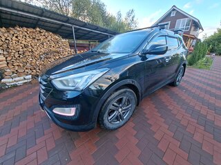2013 Hyundai Santa Fe III, чёрный, 1530000 рублей, вид 2