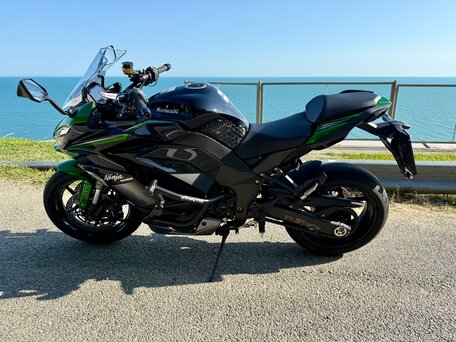 2023 Kawasaki Ninja 1000 SX, зелёный, 1350000 рублей, вид 3