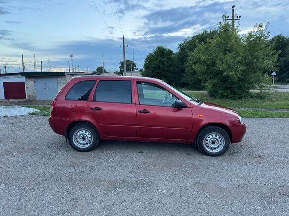 2011 Lada (ВАЗ) Kalina I, красный, 300000 рублей - вид 3