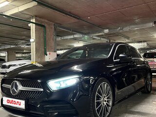 2018 Mercedes-Benz A-Класс 200 IV (W177), чёрный, 2325000 рублей, вид 2