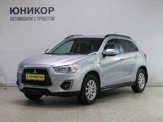 2014 Mitsubishi ASX I Рестайлинг, серебристый, 1129000 рублей, вид 1
