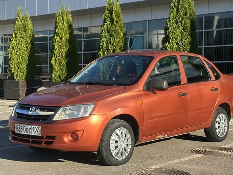 2014 Lada (ВАЗ) Granta I, оранжевый, 325000 рублей, вид 3
