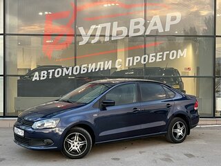 2012 Volkswagen Polo V, синий, 740000 рублей, вид 3