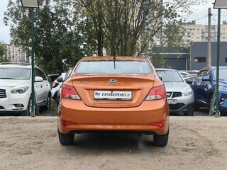 2016 Hyundai Solaris I Рестайлинг, оранжевый, 849000 рублей, вид 5