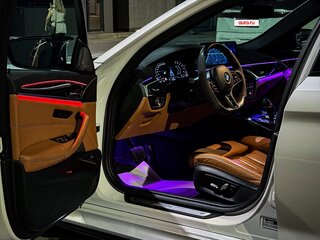 2021 BMW 5 серии 540i VII (G30/G31/G38) Рестайлинг, белый, 4600000 рублей, вид 5