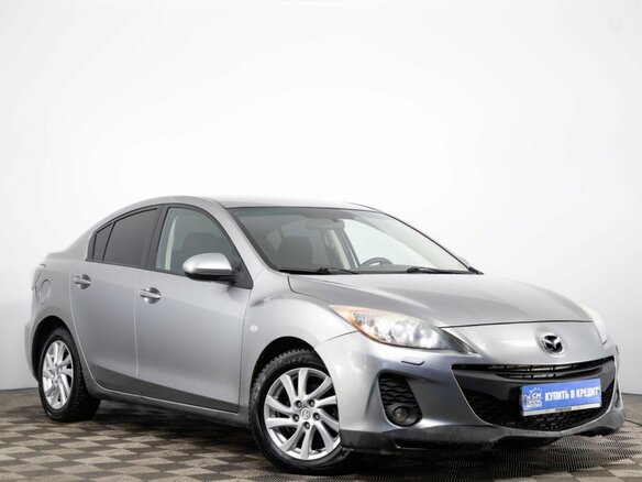 2011 Mazda 3 II (BL), серебристый, 649000 рублей